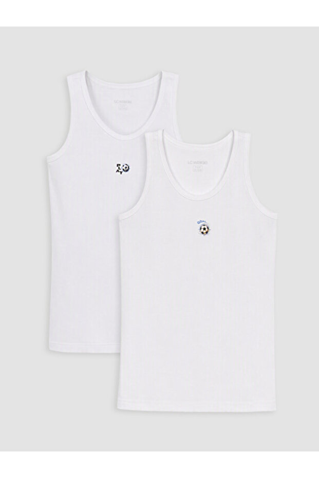 Esvab • Modern & Distinctive Zero Roba Collar Boys' Undershirt 2-Pack