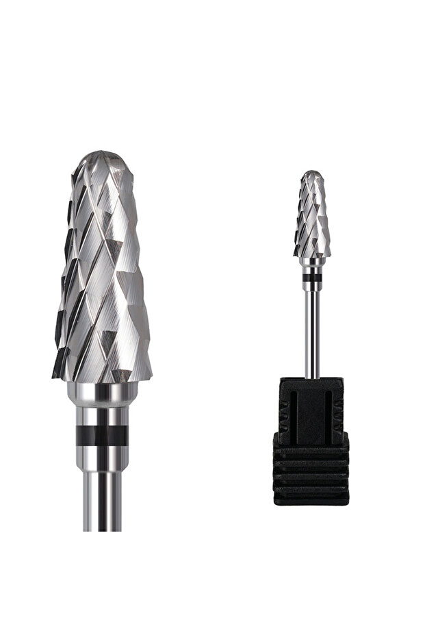 XC 1pc Nail Drill Bits Set for Acrylic Nails, 3/32" Shank Tungsten Steel Tapered Shape Nail Drill