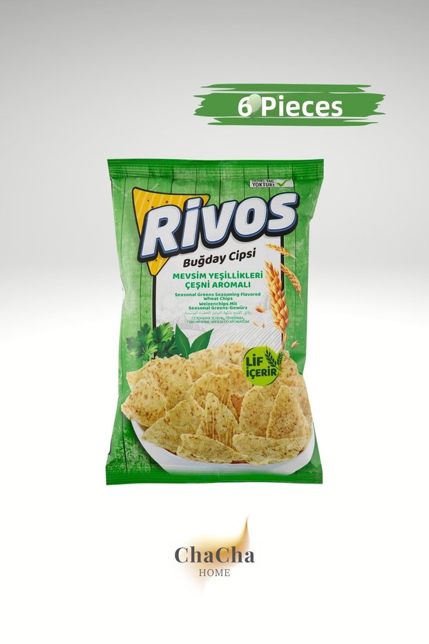 Ri̇vos Wheat Chips - Yogurt Season - 56 Gr - 6 Pieces