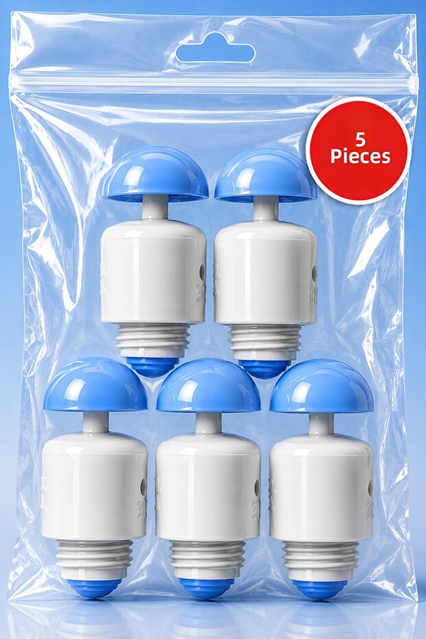 Depolu Soap Dispenser Faucet Heads - Push-Button Faucet 5-Pack