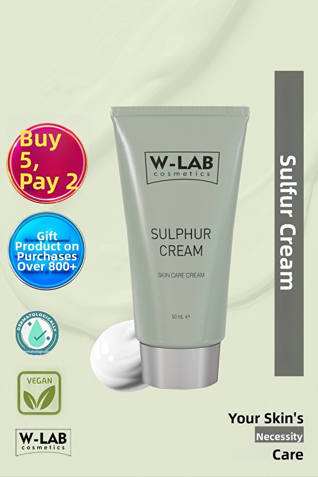 50 ml Sulfur Cream - Acne, Acne and Blackhead Prevention
