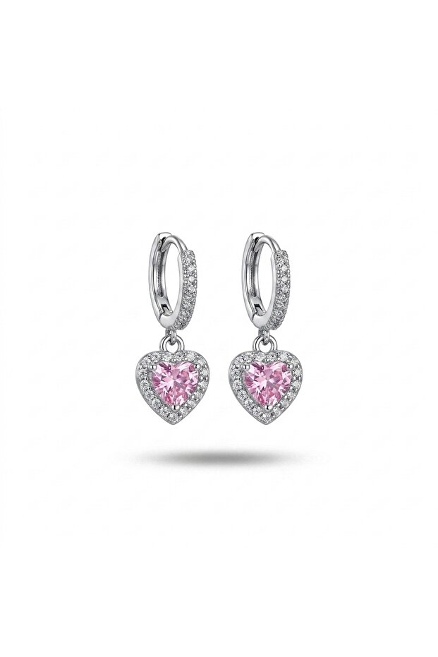 Steel Heart Earrings
