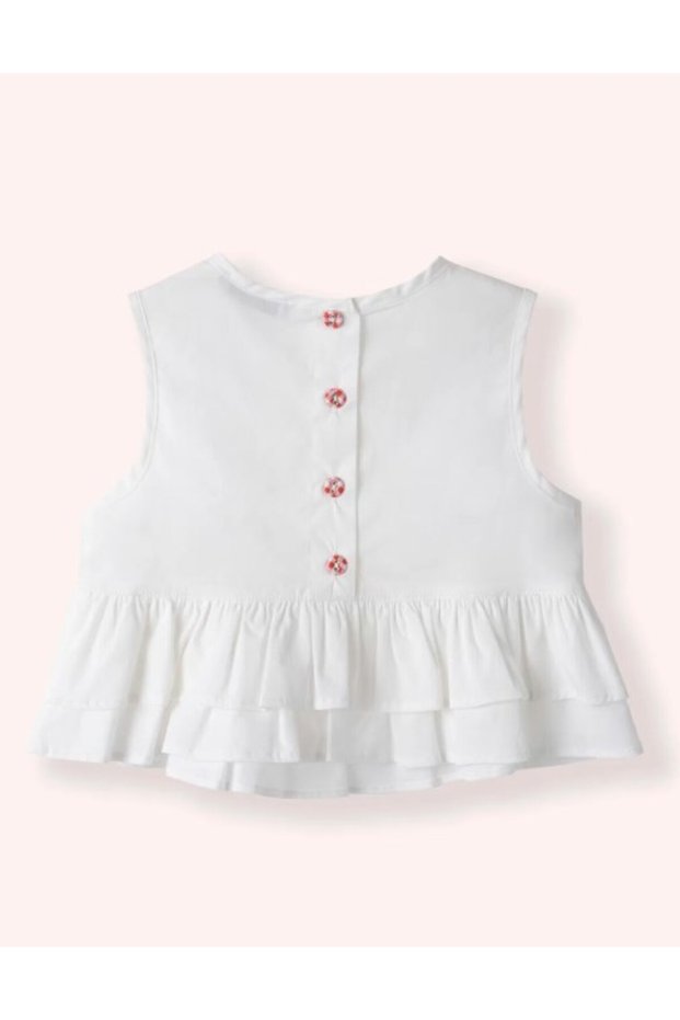 Baby Girl Flower Girl Ruffled Blazer Gkpn0112