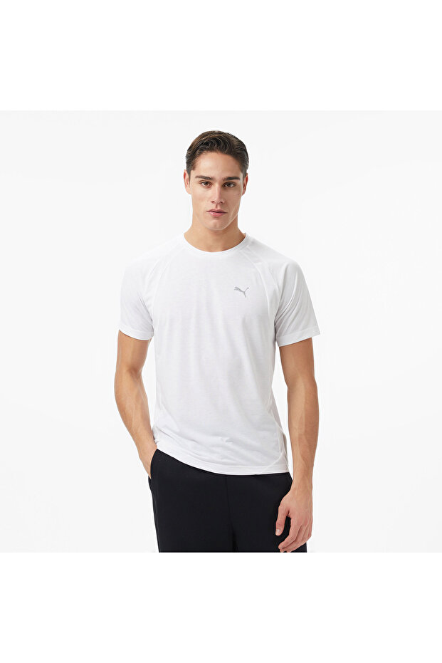 Evostrıpe Erkek Beyaz T-Shirt - 1