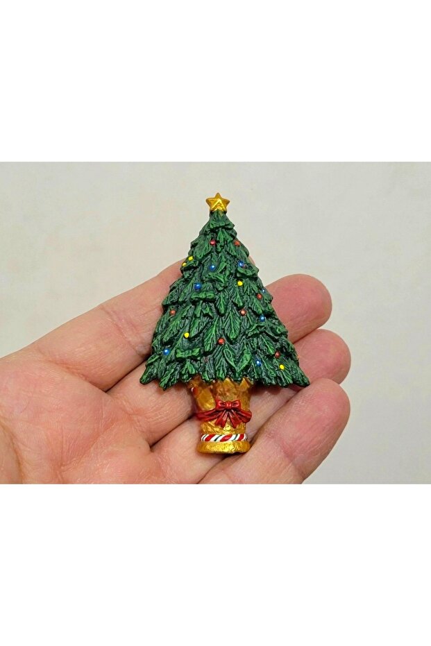 8cm Star Pine Tree Magnet Silicone Mold K-1517, Stone Powder Soap Gypsum Candle Mold