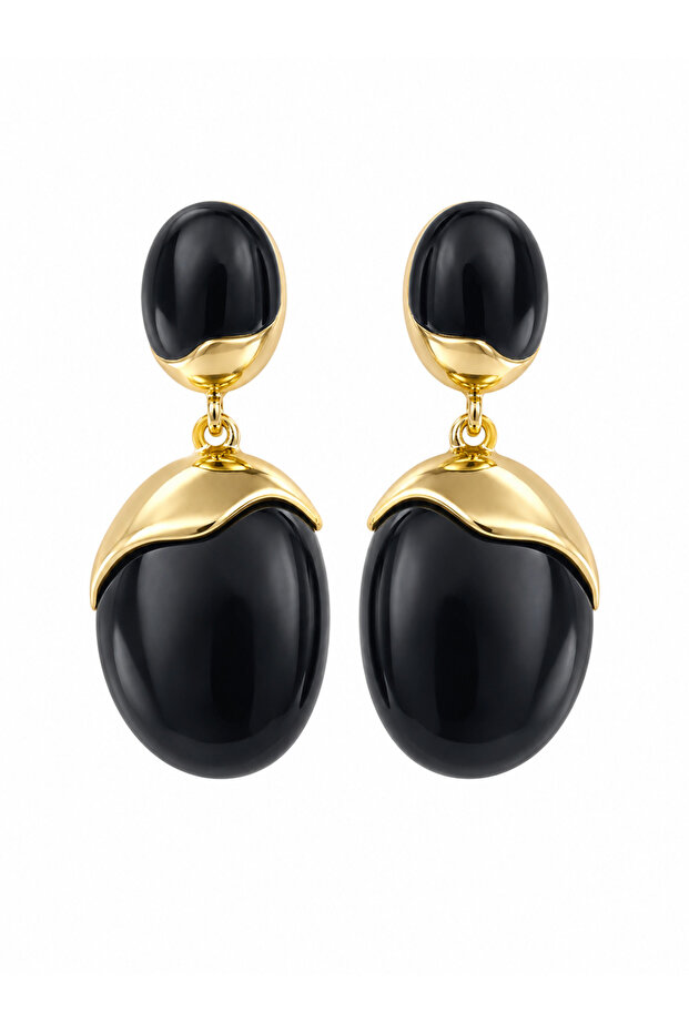 Bellezza Black Earrings - 1