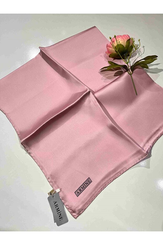 Armine Solid Color Silk Scarf - 22