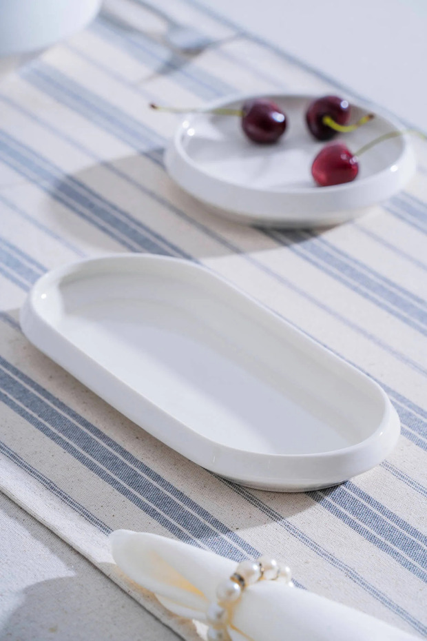 طبق بيضاوي من رومي 23 سم JEA-07406