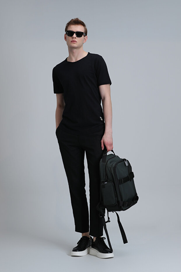 Junya Erkek Basic Tişört Siyah - 4
