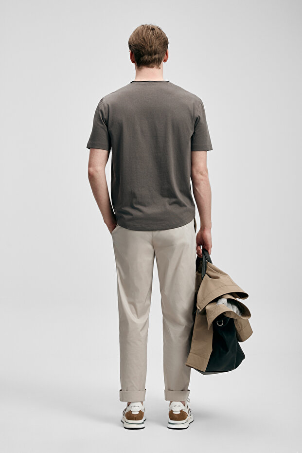 Junya Men's Basic T-Shirt Mink - 6