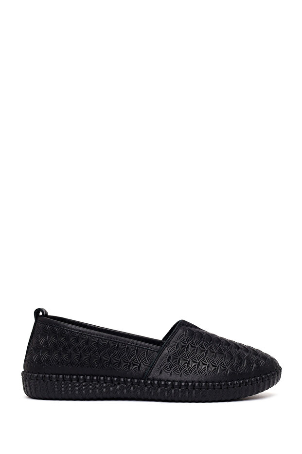 Women's Black Leather Comfort Loafer 26Afd333718