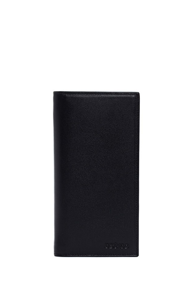 Men's Black Leather Wallet 000A2D 305618