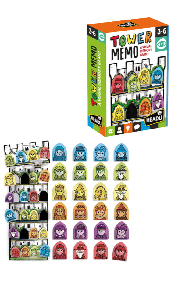 Tower Memo - Tower Memory Puzzle (Ages 3 - 6) - Mu29419 - 1