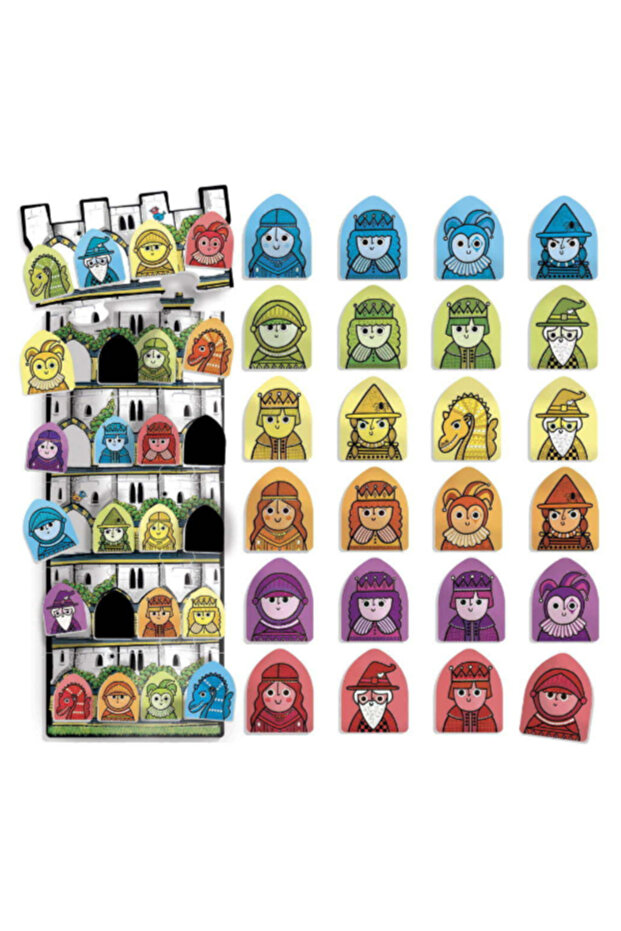 Tower Memo - Tower Memory Puzzle (Ages 3 - 6) - Mu29419 - 2