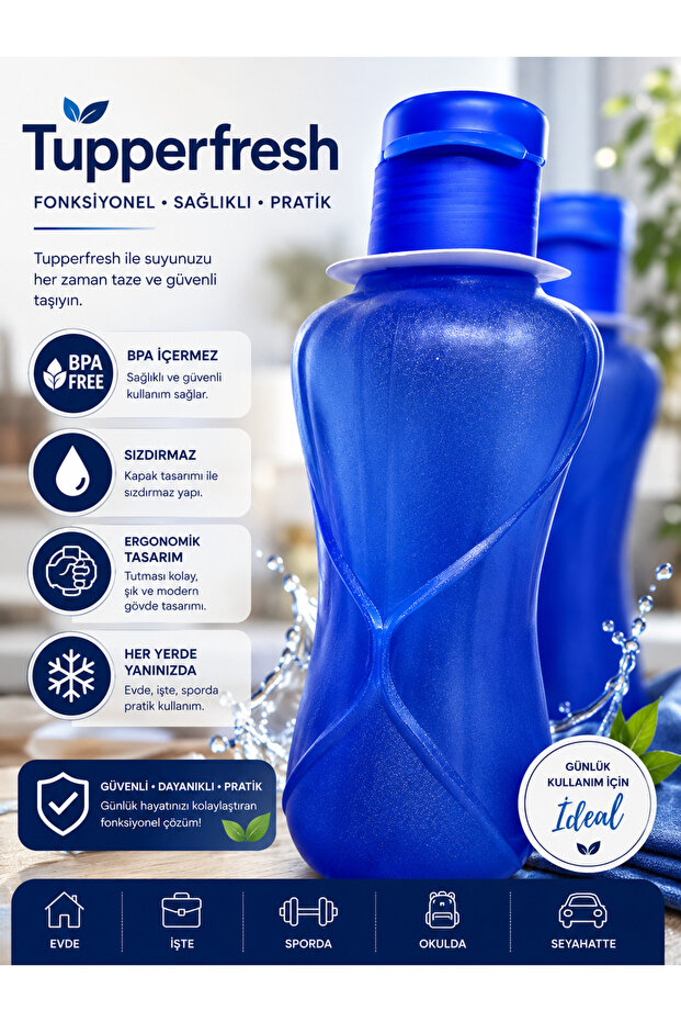Plastic water bottle