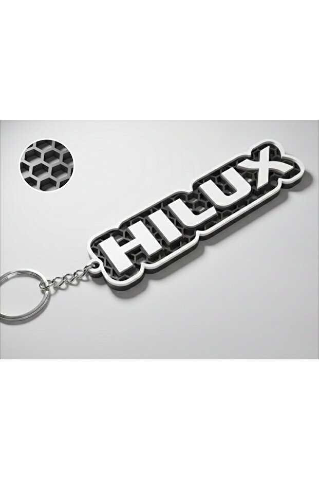 Toyota Hilux Logo Keychain – Stylish and Durable Car Keychain