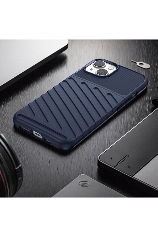 Thunder Case iPhone 14 Plus blue armored case - 7