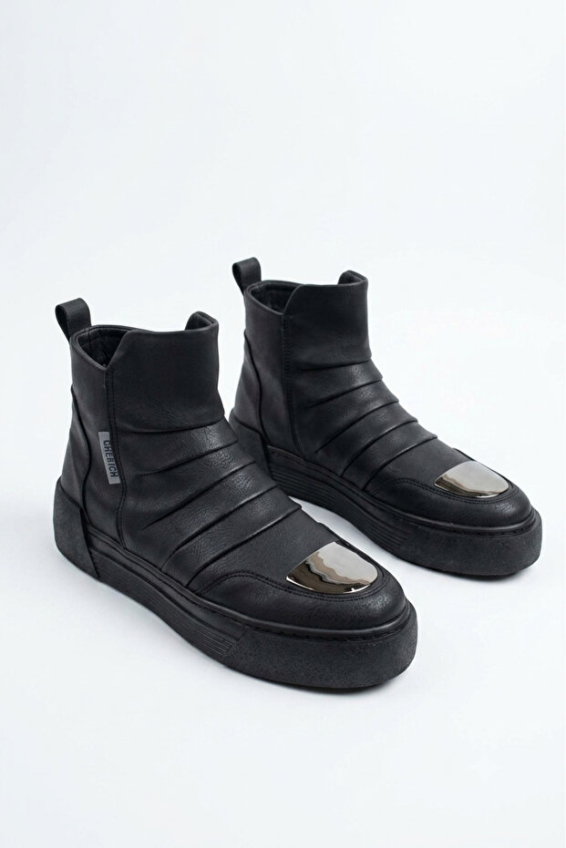 Swat high quality winter waterproof men's boot with zipper black