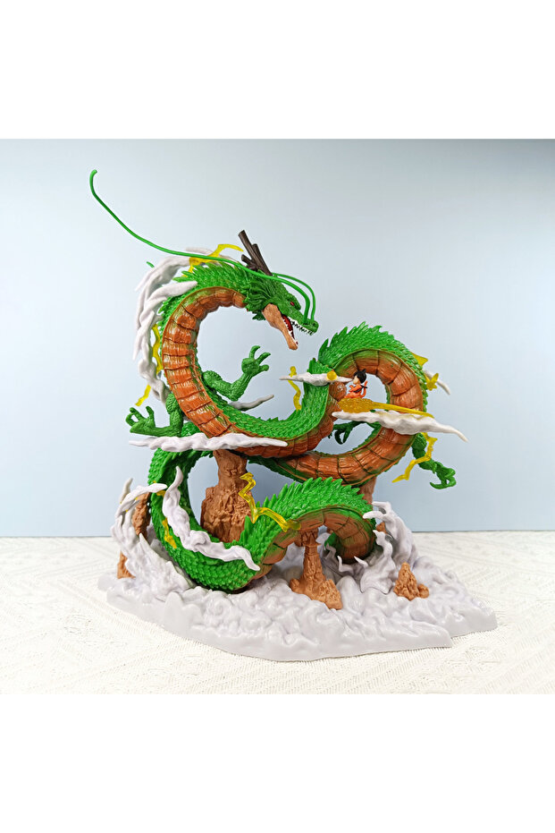 with box 24cm Dragon Ball Anime Figure Shenron Figure Goku And Shenron Figurine Model Pvc Sta