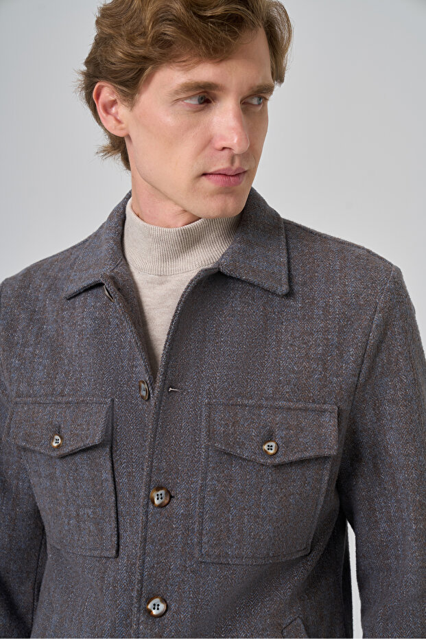 Ανδρικό πουκάμισο ΚΑΦΕ Worker Jacket - 4