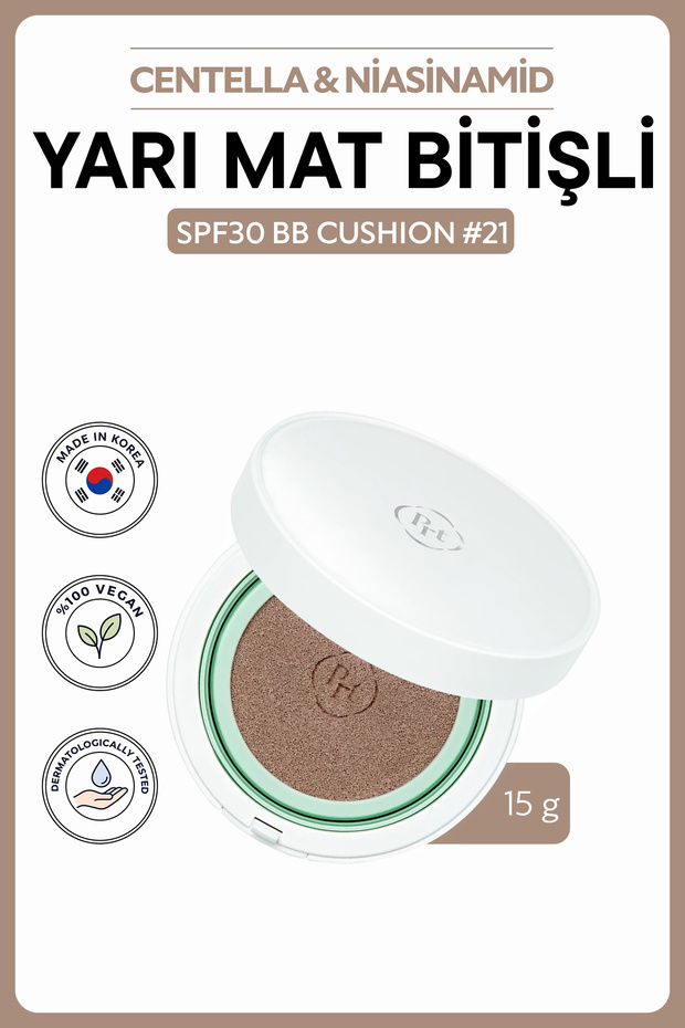 Wonder Releaf Centella Bb Cushion No.21 Light Beige Spf30 Pa+++ | Moisturizing and Long-Lasting Semi-Matte Bb Cushion with Centella Hyaluronic Acid Ceramide 15 g
