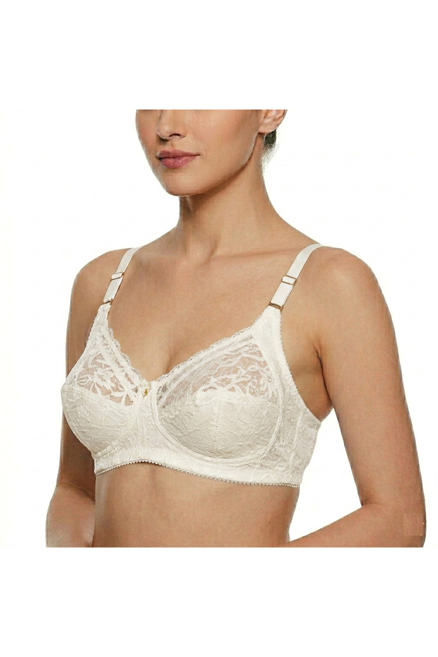 Cotton Bra with Lace