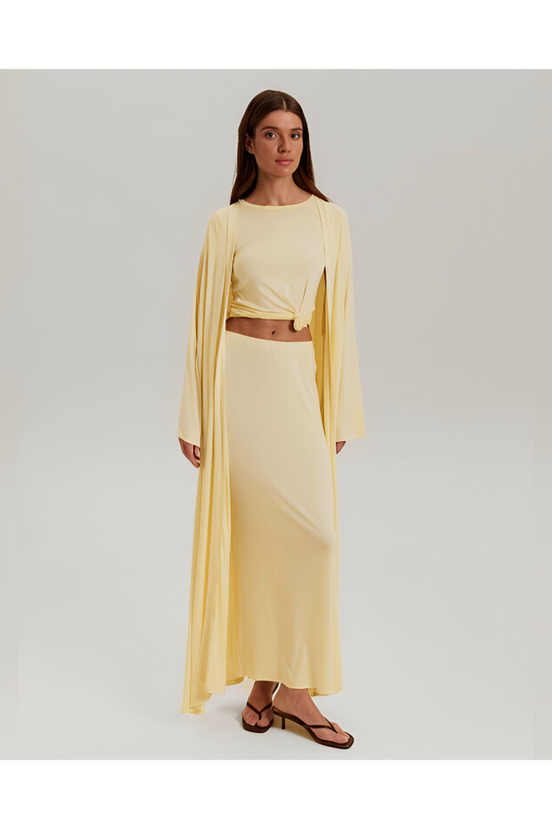 Dolce Soft Yellow Kimono