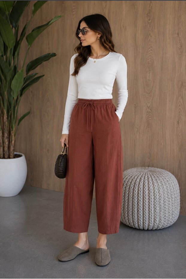 Linen Shalwar Trousers