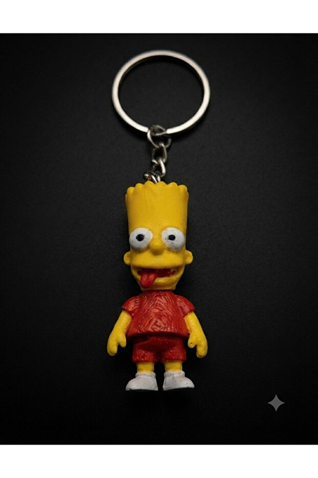 3D Simpsonlar Hareketli Anahtarlık