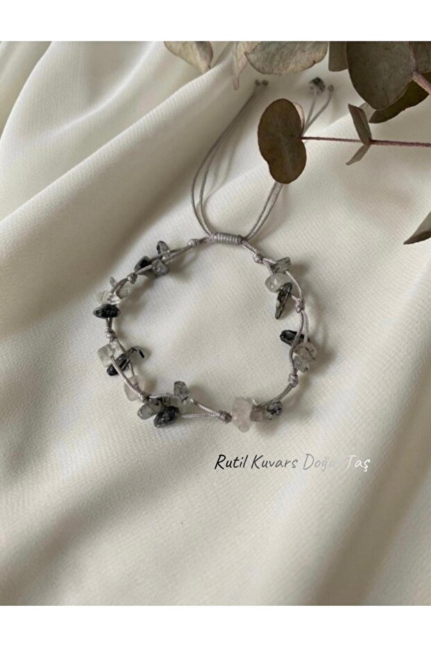 Real Broken Natural Stone Rope Bracelet