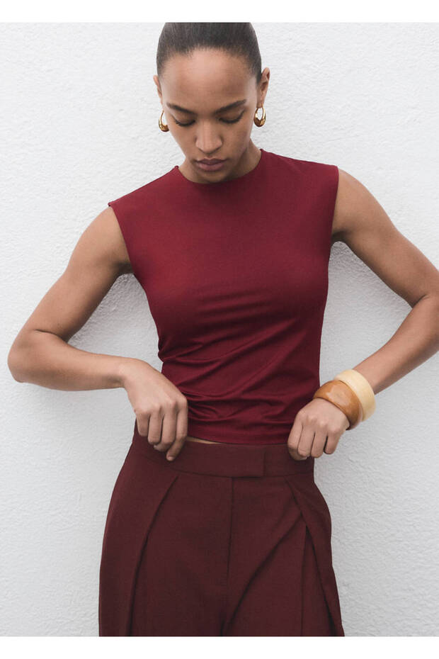 Slim Fit Strap T-Shirt
