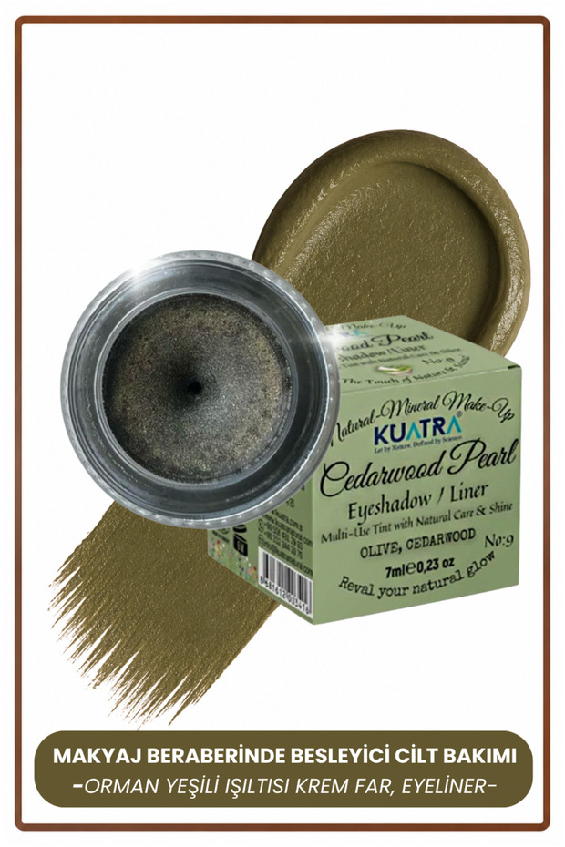 Eyylincerli Natural Content Cedarwood Pearl Cream Eyeshadow