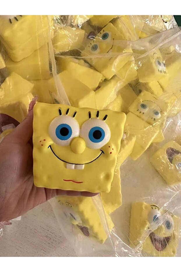 1 Pcs 2026 New PU slow-bouncing sponge Big Star Release and Relaxation Toy, Mashing Joy Cute Toy. A