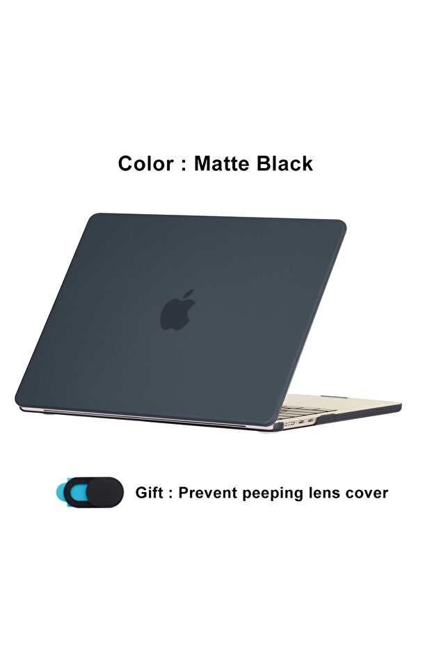 Air 15.3 A3448 Matte Black Laptop Cases for MacBook Air 15 Case M5 M4 A3448 A3241 Touch ID Pasta Mac