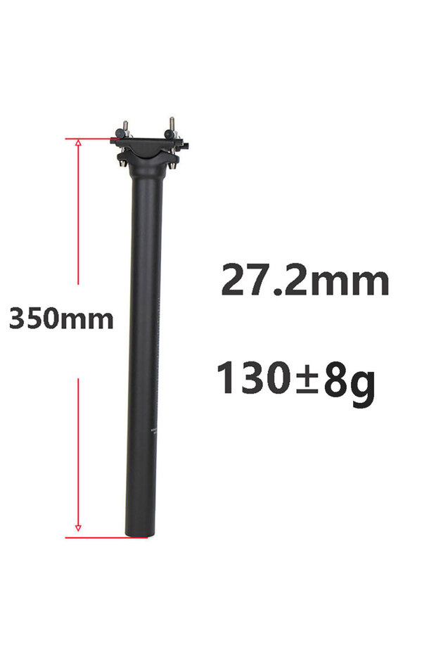 27.2x350mm ELITA ONE Ultra Light Carbon Fiber Seat Post 25.4/27.2/30.9/31.6mm MTB/Road Bike Seatpost