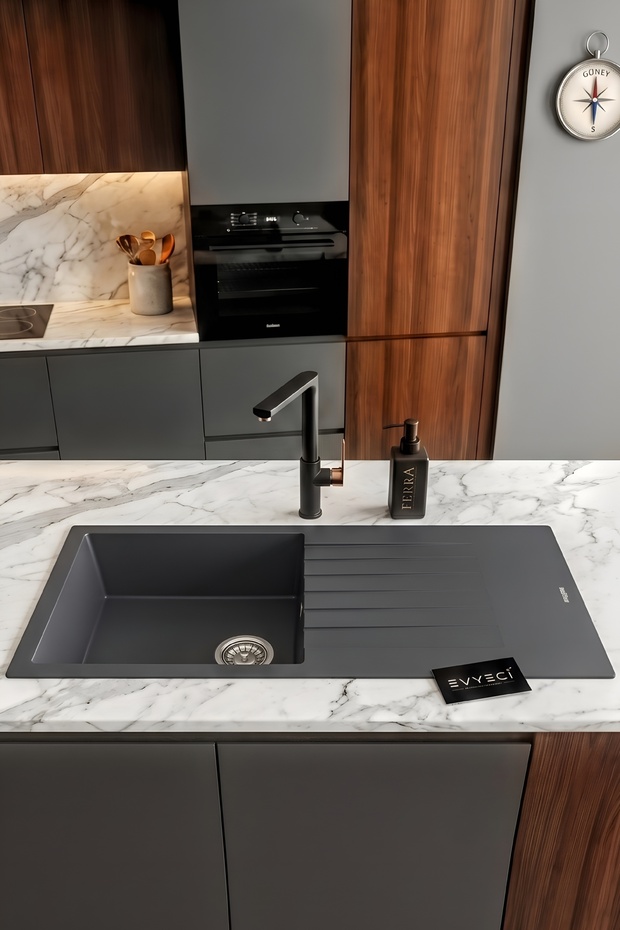 Assos 86 Granit Eviye Antrasit