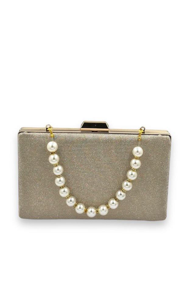 Laser Patterned Gold Gold Dore Color Women's Evening Dress Bag Wedding Engagement Graduation