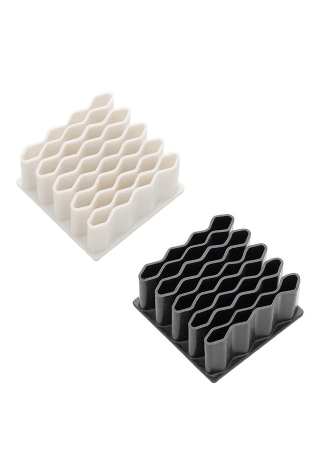 2Pcs Mix Colors 32 Slots Ointments Stand Multi-Compartment Medicine Storage Holder For Small Items M