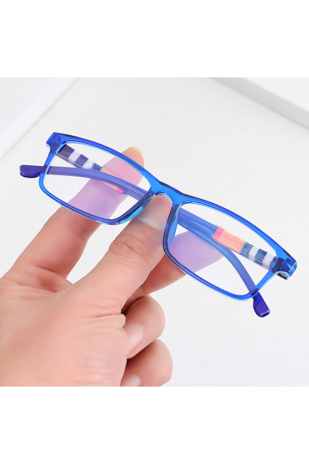 +300 blue Fashion Anti-Blue Light Reading Glasses Ultra-Light Eye Protection Readers Eyewear Unisex