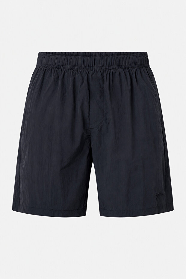 Regular Men's Black Swim Shorts