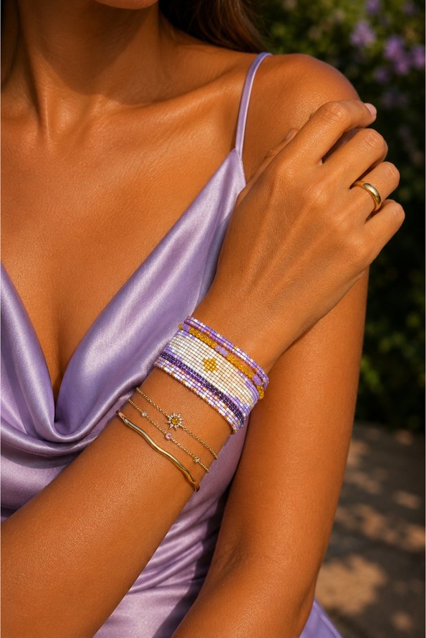 Miyuki Sparkling Multiple Bracelet