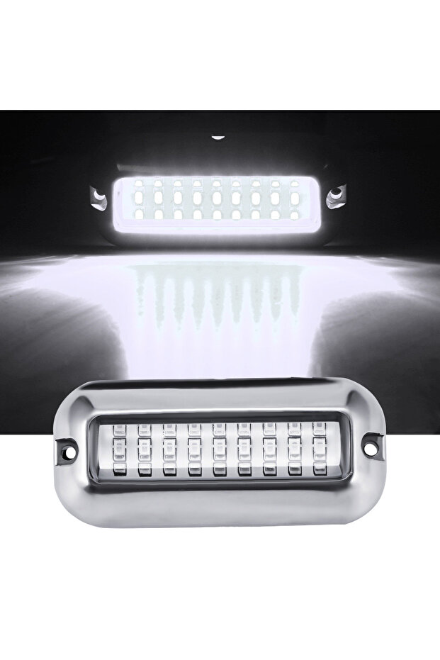 1PCS white 27LED 12V Boat Transom Light Underwater Pontoon Marine Ship Boat Accessories Light Waterp
