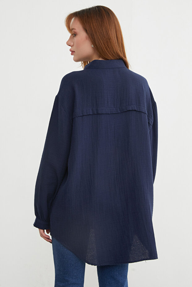 Basic Oversize Shirt - 8
