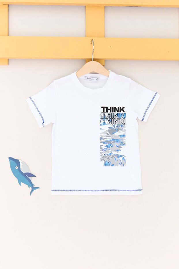 100% Cotton Think Printed Boy's T-Shirt