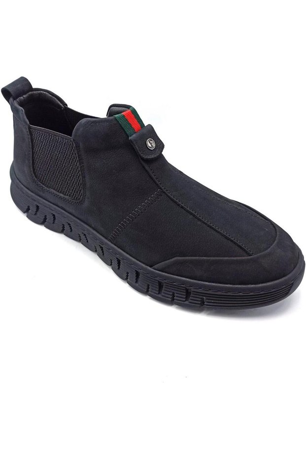 6320 Rubber-Leather Ankle-Length Youth Men's Boots