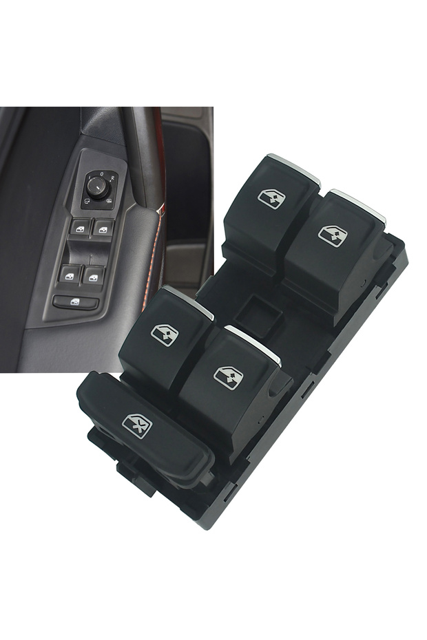 مفتاح التحكم الرئيسي في نافذة الطاقة الكهربائية مفتاح النافذة الرئيسي لـ VW Golf MK7 Passat B8 S...