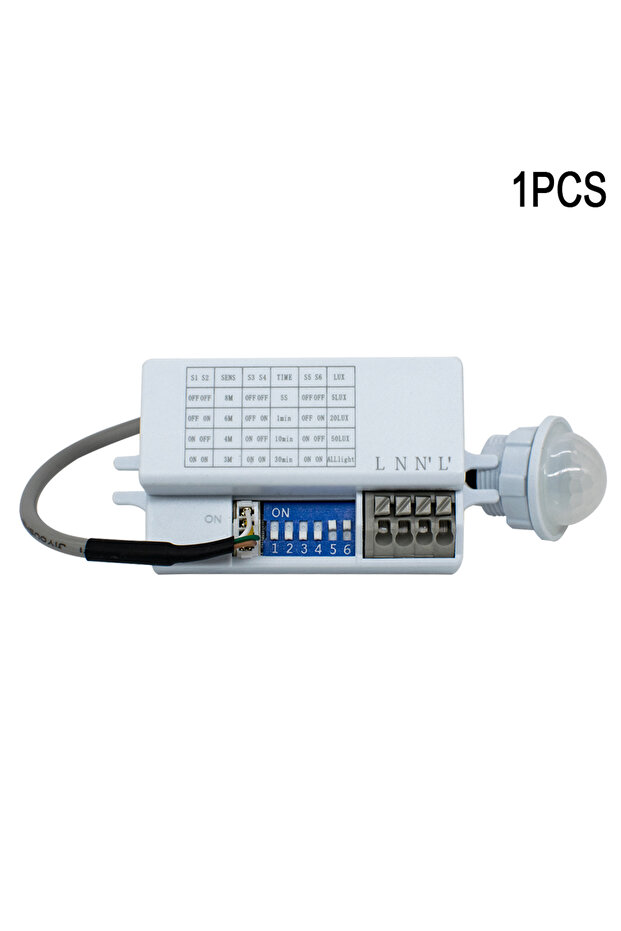 1 pcs Motion Sensor Light Switch 220V 110V Pir Presence Sensor for Lighting Time Delay Adjust Moveme