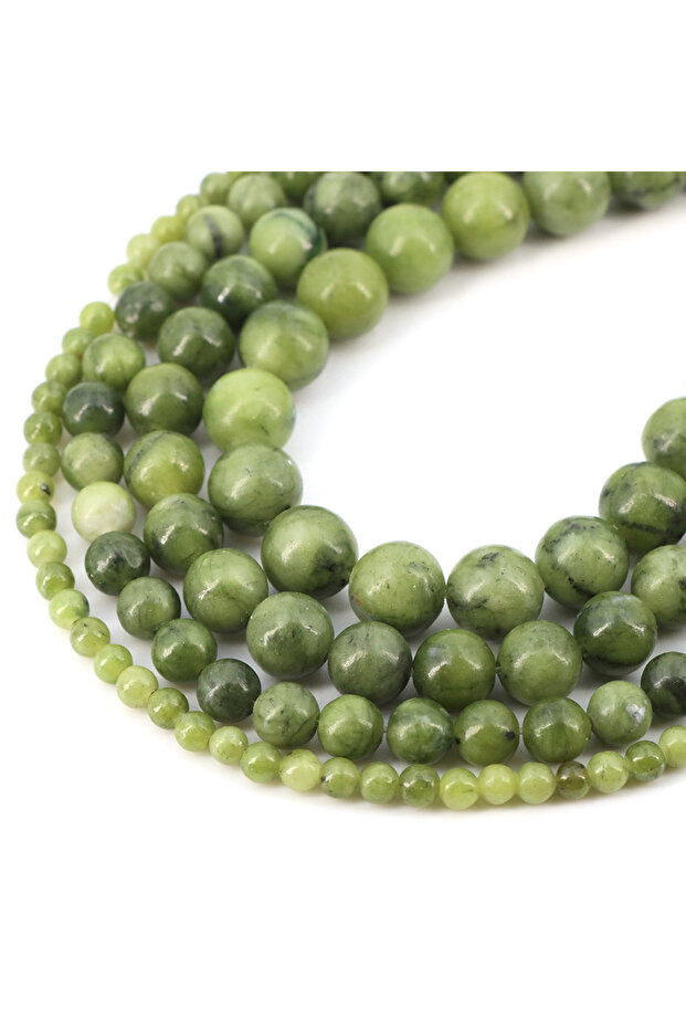 6mm (58-61 pcs) Green Southern Jade Natural Stone Beads Blue Tiger Eye Crystal Amethyst Rose Quartz