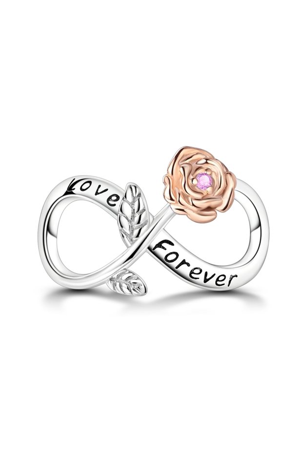 KTC1430 Valentine's Day Original 925 Sterling Silver Charm Beads Love Heart Charms Pendant Fit Brace
