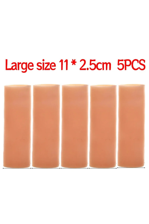 Skin Large A02 Relieve Painness Toe Separator Silicone Gel Finger Tube Protector Foot Cover Remover